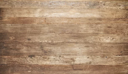Rolgordijnen Vintage versleten houten planken © Justin