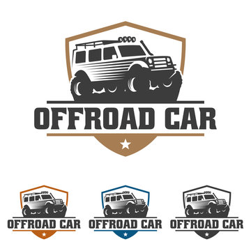 off road car logo, offroad logo, suv car logo template, off-road