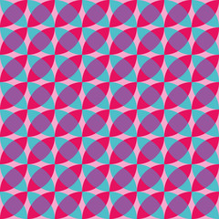 Op Art background, Seamless geometric pattern, bright colors