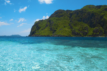 Fototapeta premium Tropical sea bay, El Nido, Palawan, Philippines