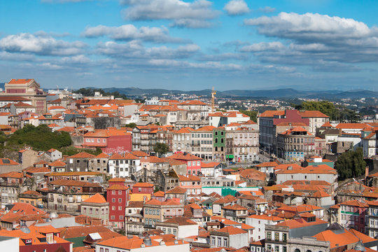 Porto Centre ville vieille vue d'ensemble panorama panoramique