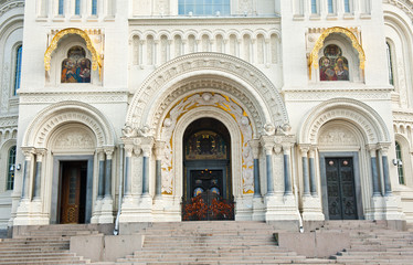 Naval Cathedral of Saint Nicholas in Kronstadt, Saint Petersburg, Russia