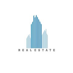 Obraz premium Logo template real estate, Clean, modern and elegant style design