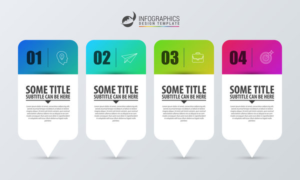 Infographic design template. Business concept. Vector