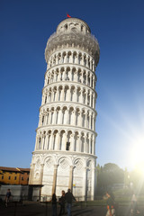 Fototapeta na wymiar Italy. Pisa. The Leaning Tower of Pisa