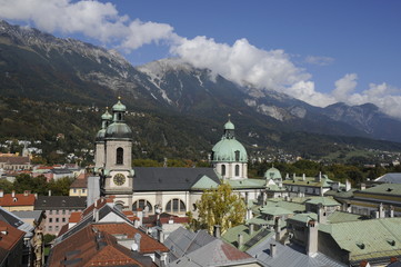 Naklejka na ściany i meble Dom in Innsbruck