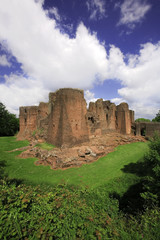 site and views goodrich castle herefordshire england uk