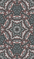 Abstract seamless ornamental vector pattern 