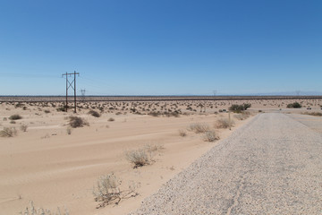 Fence dividing USA from Mexico