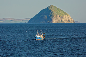 Scotland - Ailsa Craig - Firth of Clyde- near Glasgow