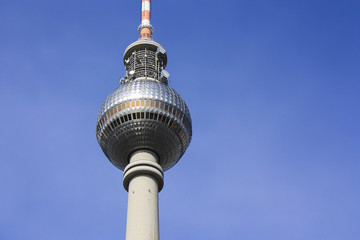 The TV Tower in Berlin, Germany.