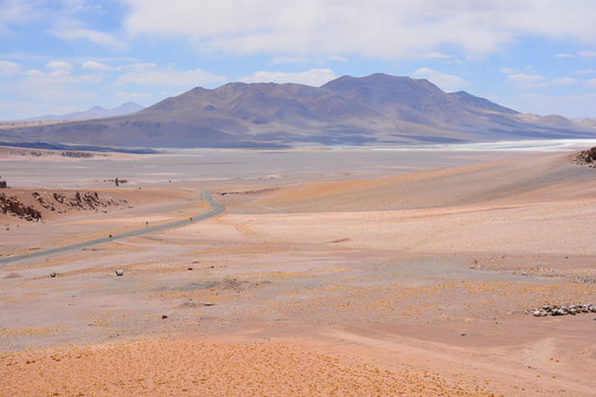 Landscape in Atacama desert Chile