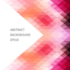 Abstract pattern with triangles on a white background.