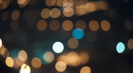 city night bokeh