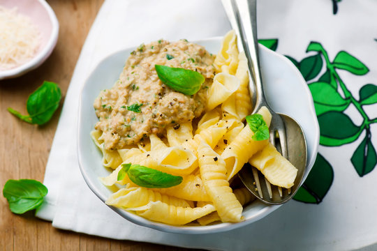 Pesto Pasta With Tuna.