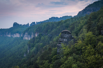 Sonnenaufgang Sächsische Schweiz