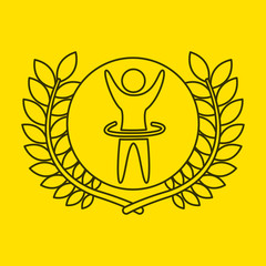 sportsman flag background design vector illustration eps 10