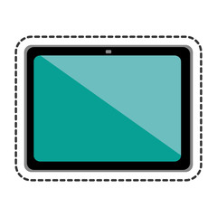 tablet device isolated icon vector illustration design