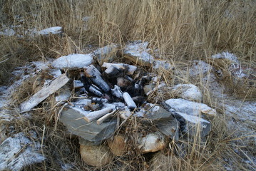 Frozen bonfire