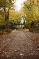 Berlin, romantic park in autumn