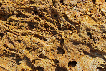 Roca erosionada