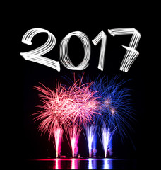 New Year's Eve 2017 with Fireworks