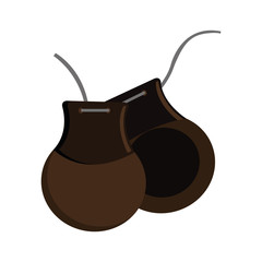 Flamenco castanets instrument icon vector illustration design