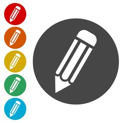Pencil Icon Vector set 