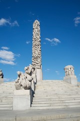 Obraz premium Sculptures in human form at Vigeland park in Norway