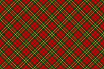 Seamless christmas tartan pattern