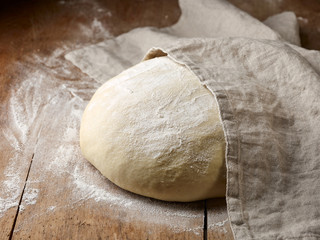 fresh raw dough
