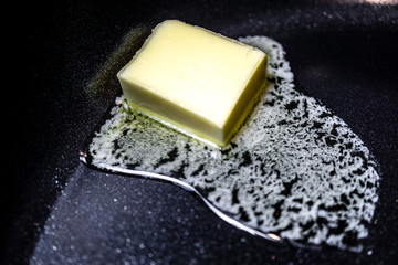 Butter schmilzt 