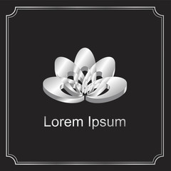 3d lotus logo
