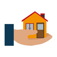 house real estate emblem vector illustration design