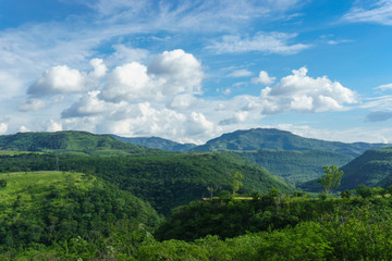 Fototapeta premium green mountains from Nicaragua