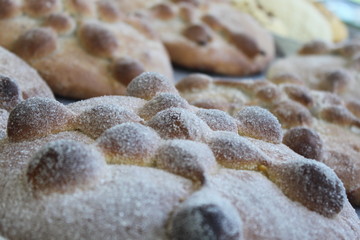 Fototapeta na wymiar Pan de muerto