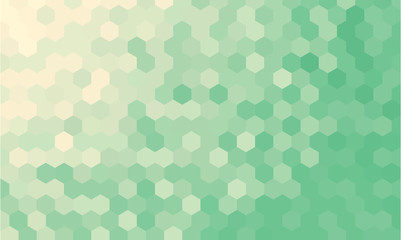 Green Hexagonal Textured Decorative Background Wallpaper
