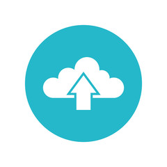 cloud computing isolated icon vector illustration design