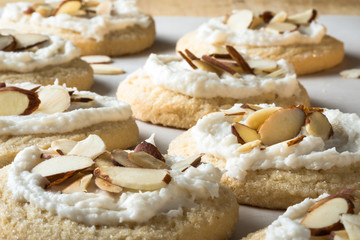 Fototapeta na wymiar Almond Sugar Cookies