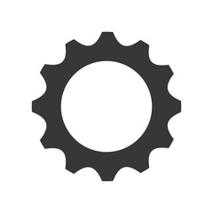 gear settings isolated icon vector illustration design