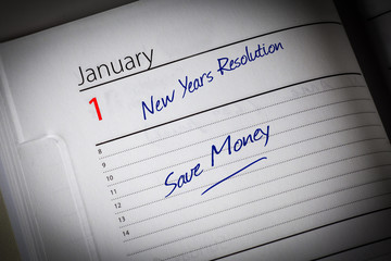 Save Money Diary Resolution