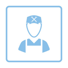 Car mechanic icon