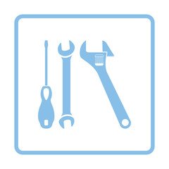 Wrench and screwdriver icon