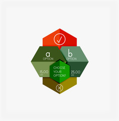 Paper infographic template