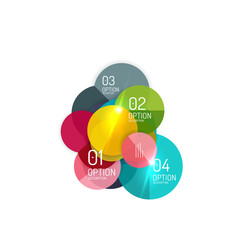 Geometric modern infographic options templates