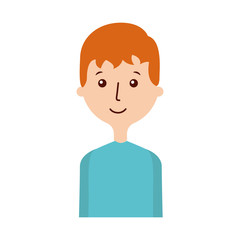 young man avatar character vector illustration design