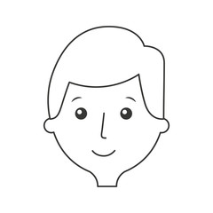 young man avatar character vector illustration design