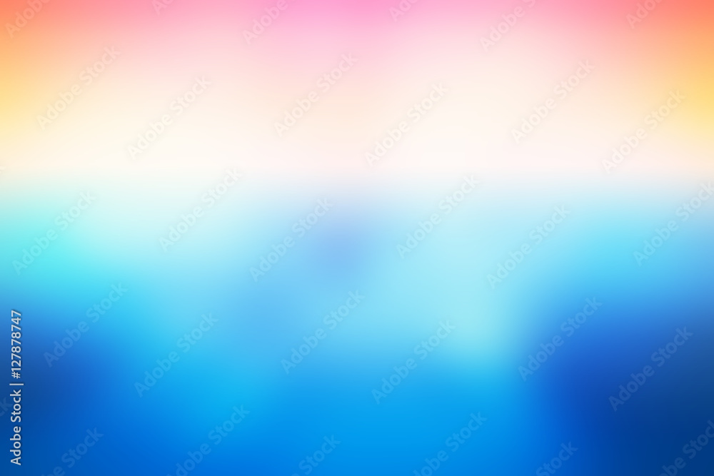 Aufkleber simple colorful gradient light blurred background,easy to make beauty pretty spaces as contemporary 