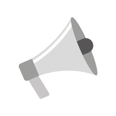 megaphone sound device icon vector illustration design