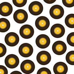 long play retro music vector illustration design